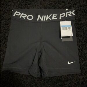 Nike Pro Women's Black Logo Bike Shorts